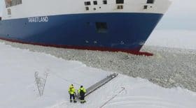 bateau en marche