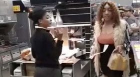 employée mcdonald's gifle cliente
