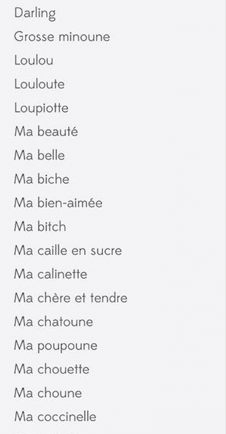 Voici Les 200 Surnoms Les Plus Utilises Dans Les Couples