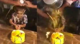 humiliation anniversaire jaune d'oeufs tradition indonésie
