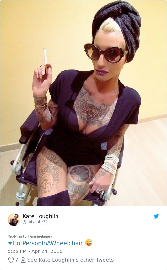 personne handicapée stylée