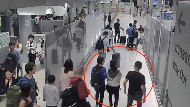 kidnapping aéroport de Bangkok