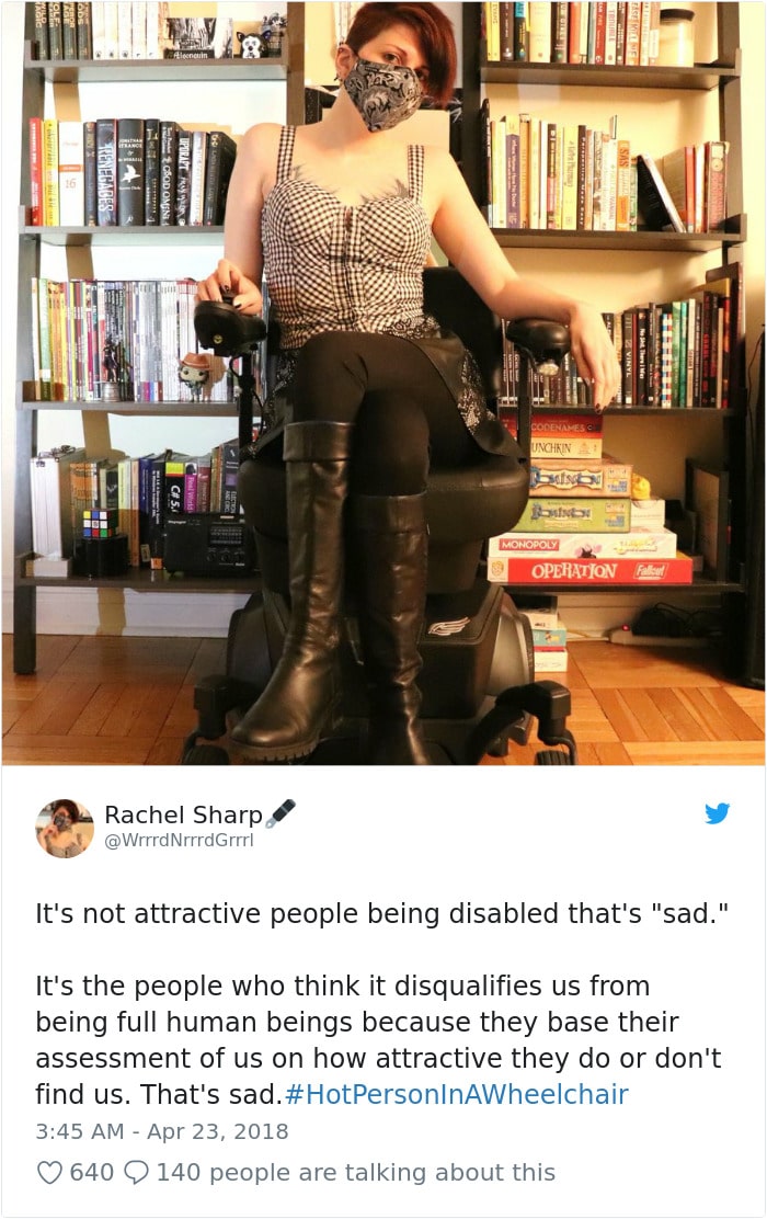 personne sexy handicapée
