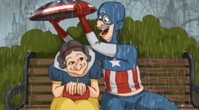 Il dessine des personnages de la pop culture plus vieux