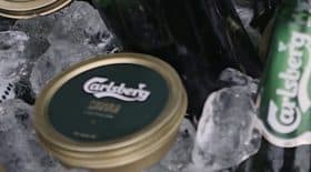 Carlsberg créé la bière au caviar !