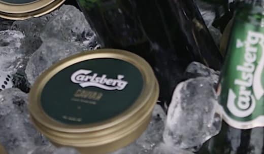 Carlsberg créé la bière au caviar !