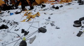 plus haute décharge du monde Everest