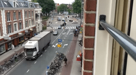 Heure de pointe à Amsterdam
