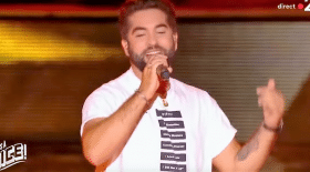 Kendji Girac à la fête de la musique à Nice