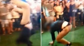 policier agent du fbi backflip tir perdu
