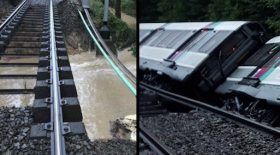 Un train du RER B a déraillé faisant sept blessés