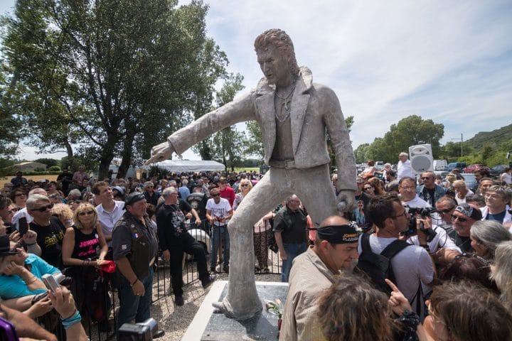 Statue Johnny Hallyday Viviers