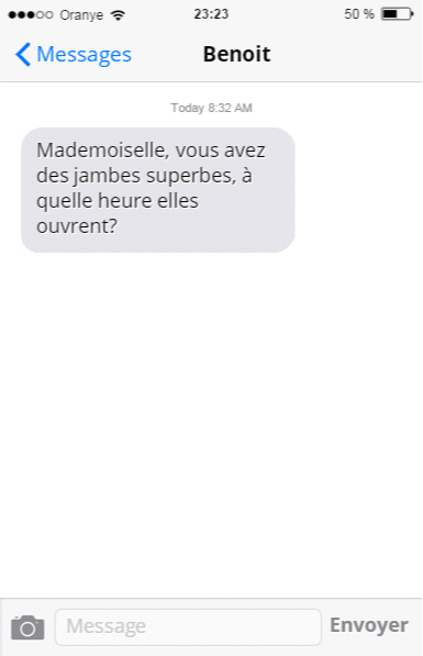 Tinder, conversations, malaise, drague, messages, sms, wtf