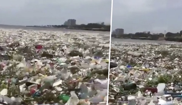 Des centaines de milliers de déchets plastique flottent dans l'océan
