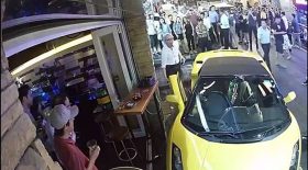accident lamborghini frein à main