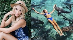 ce mannequin s'est fait attaquer par un requin