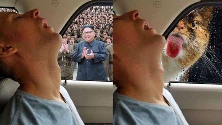 photomontages vengeance petit ami qui dort