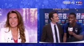 Paul Pogba confond Anne-Sophie Lapix et Anne-Claire COudray