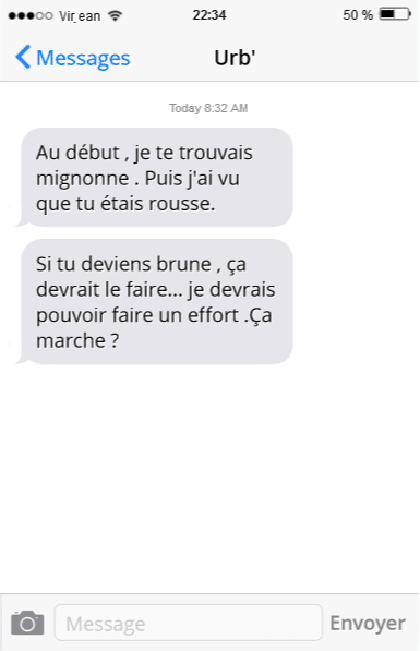 Tinder, conversations, malaise, drague, messages, sms, wtf