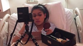 maquillage tutoriel make up salle de travail accouchement
