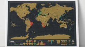 carte du monde a gratter