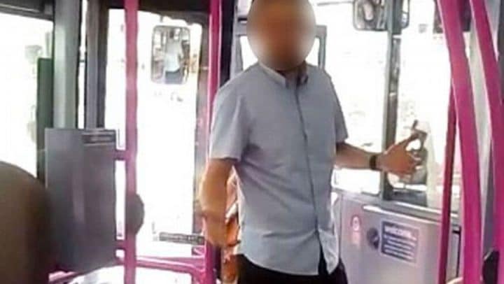 niqab chauffeur de bus raciste