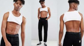 asos crop top pour hommes