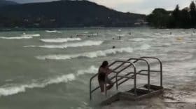 le lac d'Annecy transformé en océan