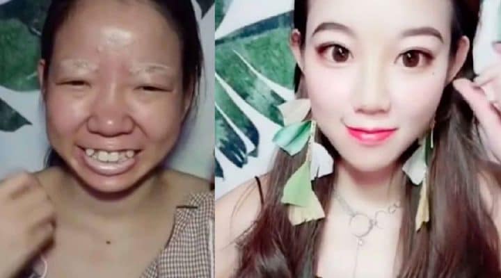 chinoise maquillage transformation