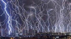 D'impressionnants orages à Tokyo