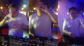 shots de sambuca défi en grèce