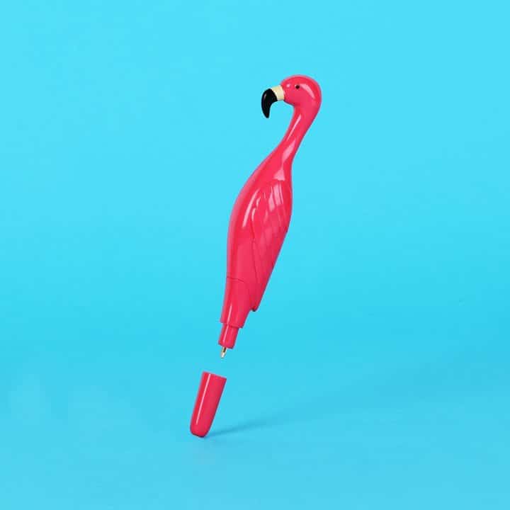 stylo flamant rose
