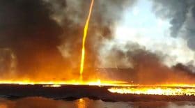 incendie tornade de feu