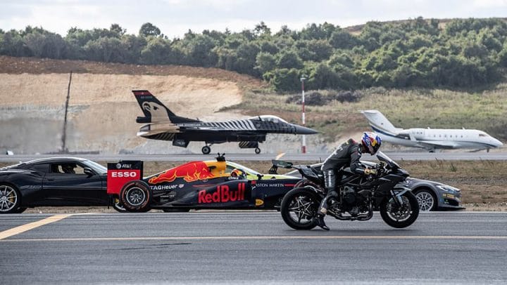 course f-16 jet lexus moto 400 m