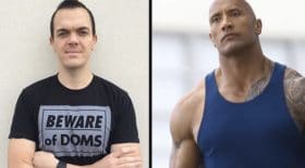 Il suit le meme régime que Dwayne Johnson pendant 1 mois