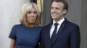 La tenue de Brigitte Macron au stade de France