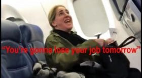 scandale dans l'avion