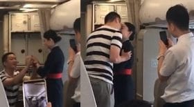 demande en mariage hôtesse de l'air virée