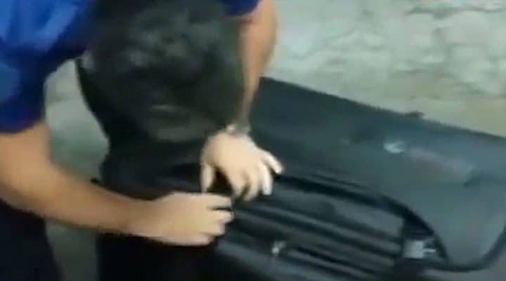 ouzbékistan Turquie illégal cachée dans une valise