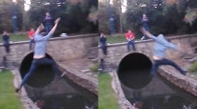 saut atterrit entrejambe