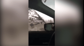 Piégée dans sa voiture, elle survit à une tornade