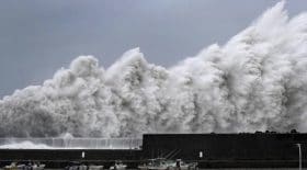 Un énorme typhon a ravagé le Japon