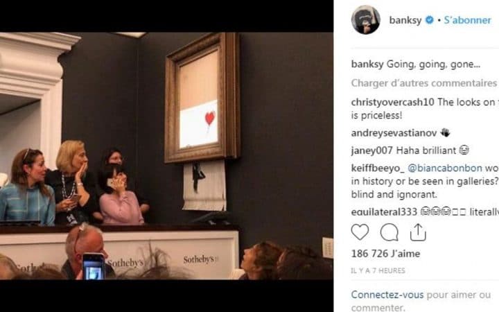 Banksy-auto-detruit-enchères-instagram