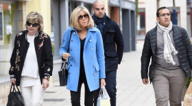 Brigitte Macron et Mimi Marchand