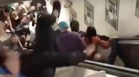 un Escalator s'écroule à Rome