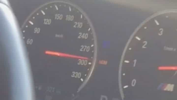 excès de vitesse 300 km/h