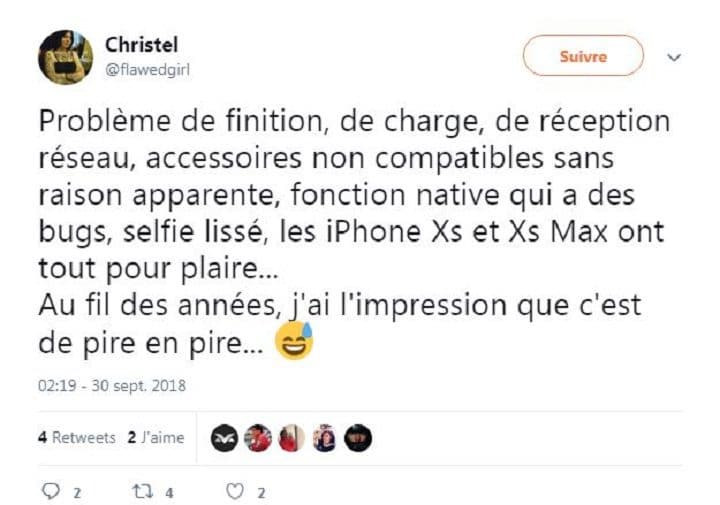 iPhone-XS-XS Max-bug-recharge-charge-batterie