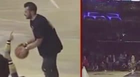 un shot improbable au basket