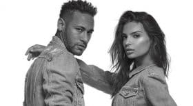 Neymar et Emily Ratajkowski publicité replay