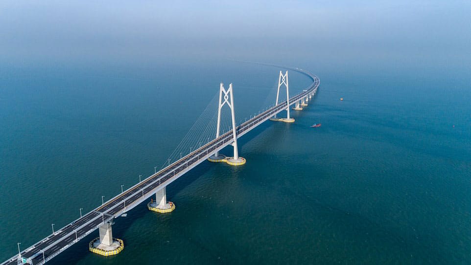 55 Kilometres Le Plus Long Pont Du Monde Va Etre Inaugure En Chine